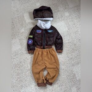 Rubie's Brown and Tan Kids Aviator Pilot Costume
